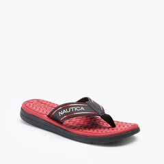 LOGO SANDAL,Nautica Red,large