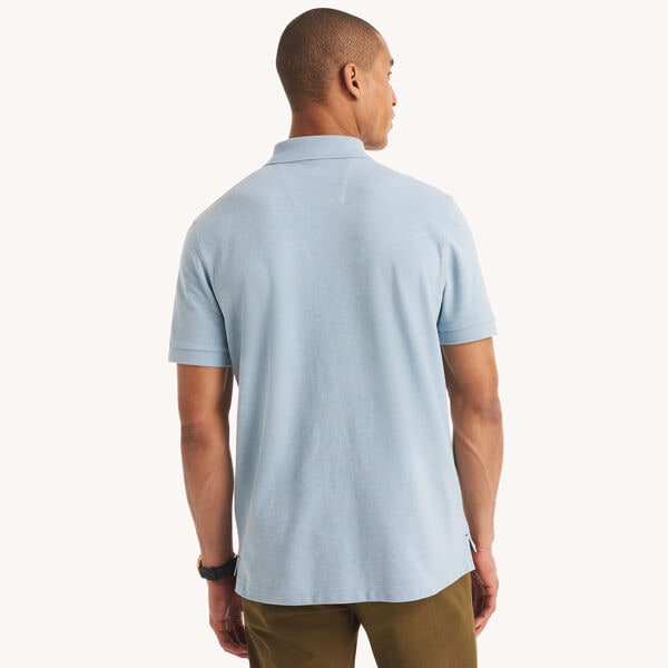 Classic Fit Heather Deck Polo