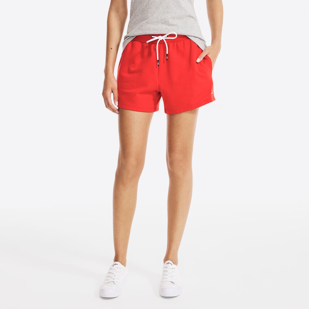 4" SUSTAINABLY CRAFTED SIDE-STRIPE SHORT,Tomales Red,large
