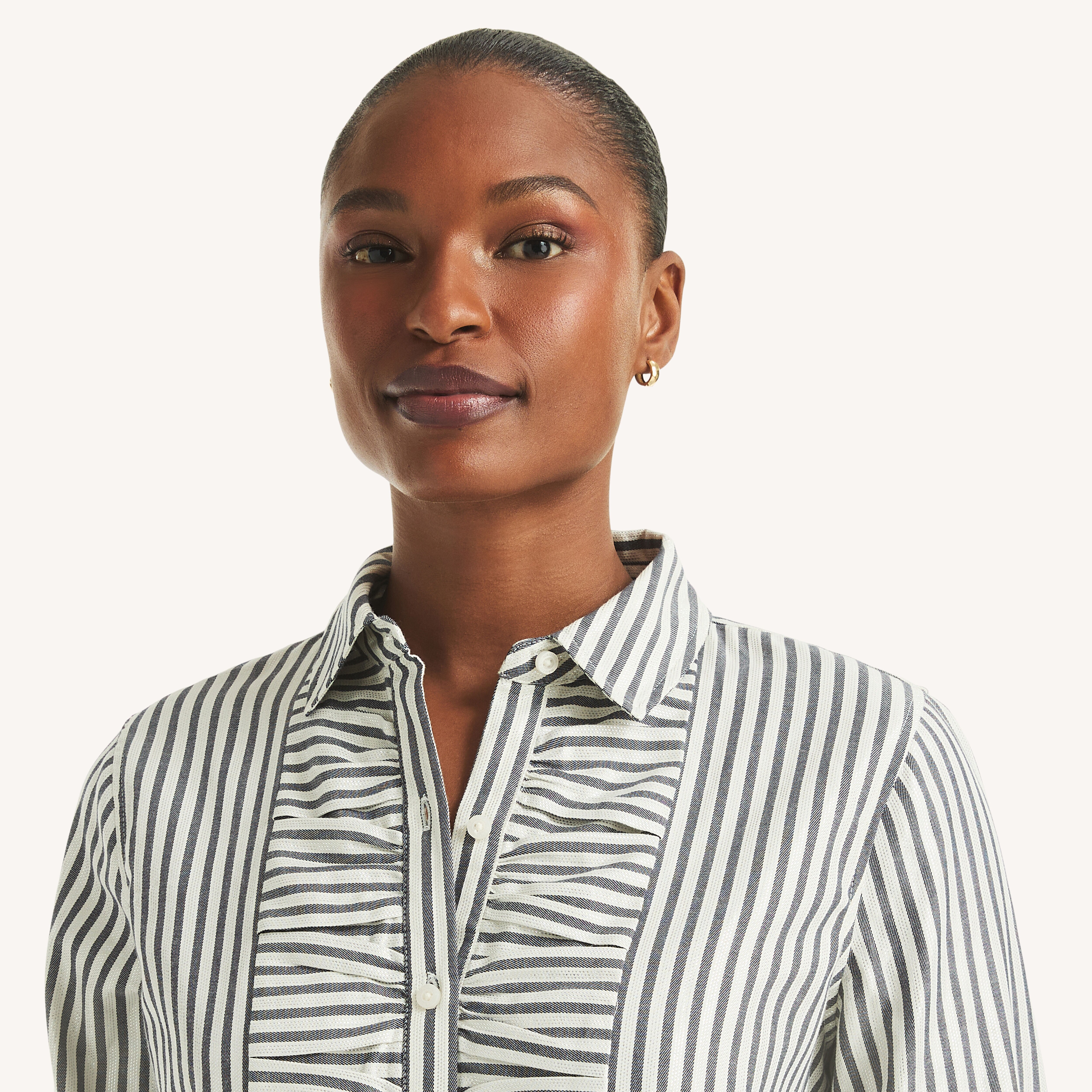Striped Button-Up Shirt | Nautica