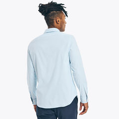 NAVTECH SLIM FIT PLAID SHIRT,Varsity Blue Wash,large