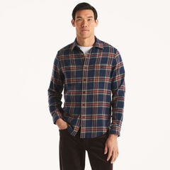 Plaid Shirt,Stellar Blue Heather,large