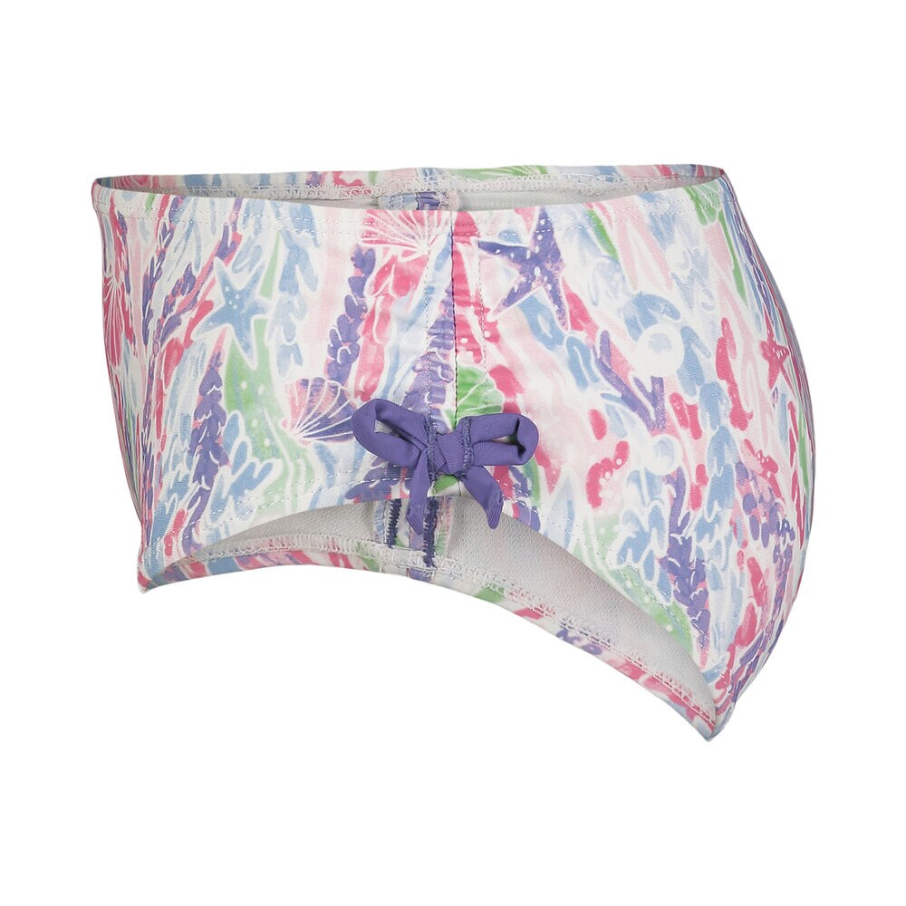 Toddler Girl's Sea Life Rash Guard Set (2T-4T),Ocean Violet Heather,large