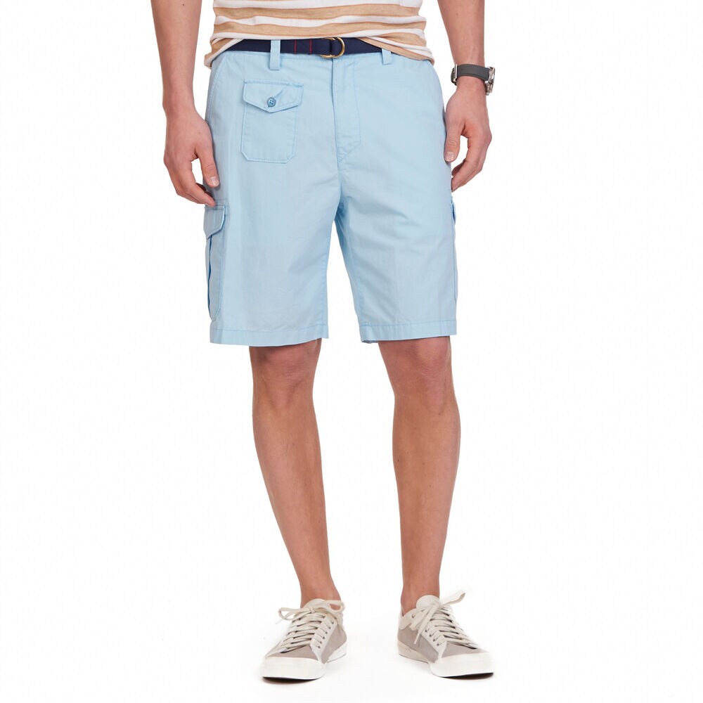 Ripstop Cargo Shorts - 9" Inseam,Cobalt Wave,large