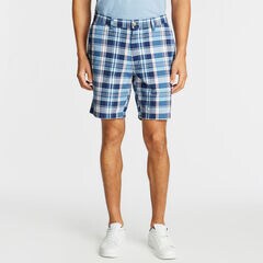 8.5" CLASSIC FIT SHORT IN MADRAS PLAID,Riviera Blue,large