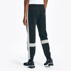 SIDE-STRIPE COLORBLOCK JOGGER,True Black,large