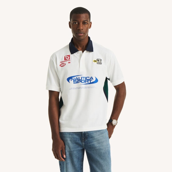 Relaxed-Fit Embroidered Logo Polo