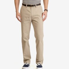 Flat Front Classic Fit Deck Pants,True Khaki,large