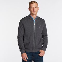BRAND ICON BOMBER JACKET,Charcoal Heather,large