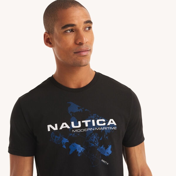 Modern Maritime Graphic T-Shirt