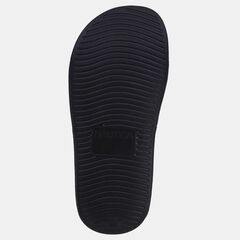BOYS' STRIPED LOGO SLIDE SANDAL,Dove,large
