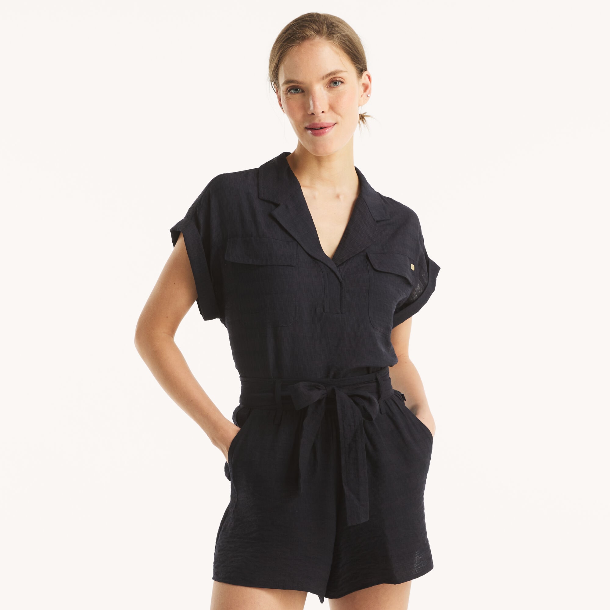 Camp Pullover Top,Navy,large