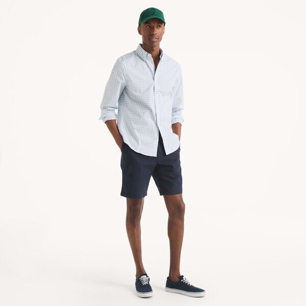 Slim Fit Wrinkle-Resistant Plaid Shirt