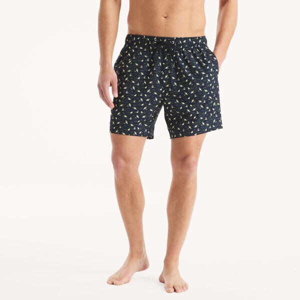 JAWS x Nautica 6" Printed Quick-Dry Swim