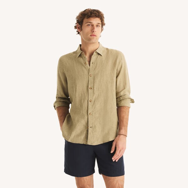 Classic Fit Linen Shirt 