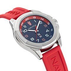 SILICONE 3-HAND WATCH,Multi,large