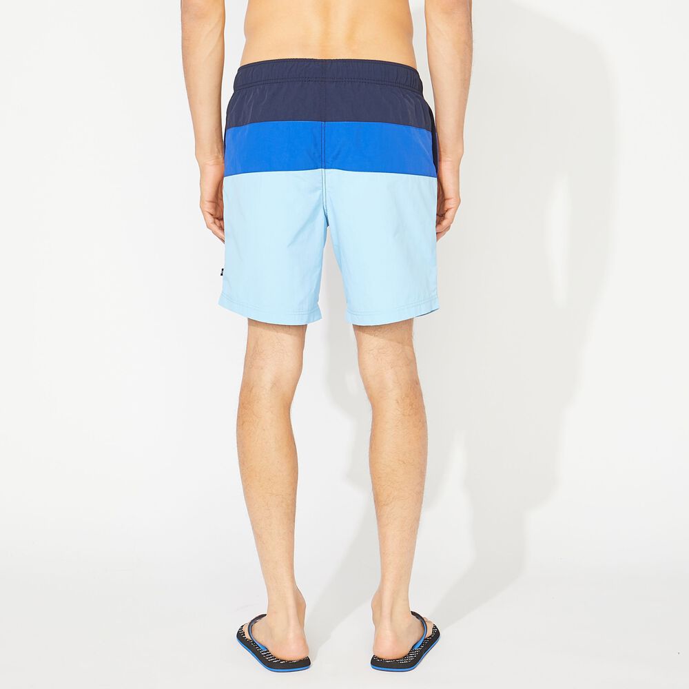8" COLORBLOCK QUICK-DRY SWIM,Navy,large