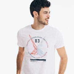 DUELING BRAND ICON GRAPHIC T-SHIRT,Bright White,large