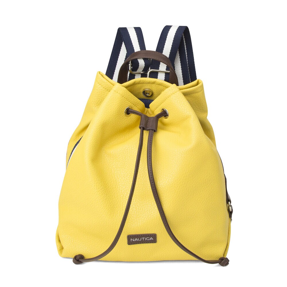 Trader's Cove Drawstring Backpack,Yellow,large