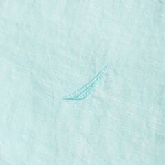 LINEN SHORT SLEEVE SHIRT,Aquadream,large