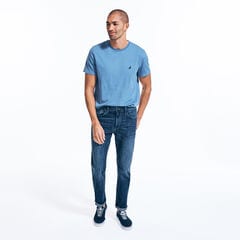 STRAIGHT FIT STRETCH DENIM,Lakeside Indigo Denm Wash,large