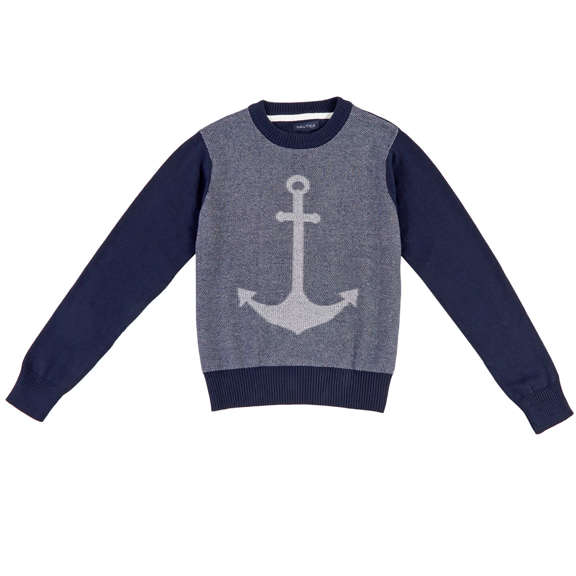Boys' Anchor Sweater (8-16),Aquadream,large