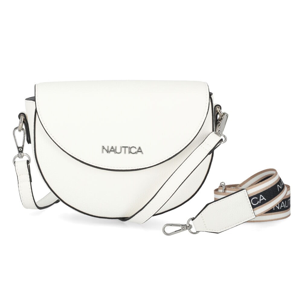 Flap Crossbody Bag,Antique White Wash,large