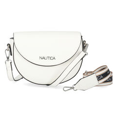 Flap Crossbody Bag,Antique White Wash,large