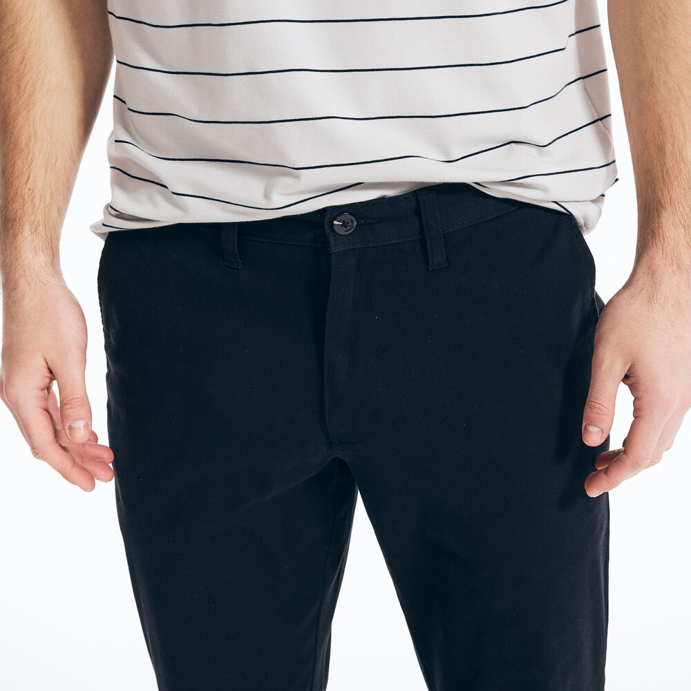 Wrinkle-Resistant Classic Fit Deck Pant,True Black,large