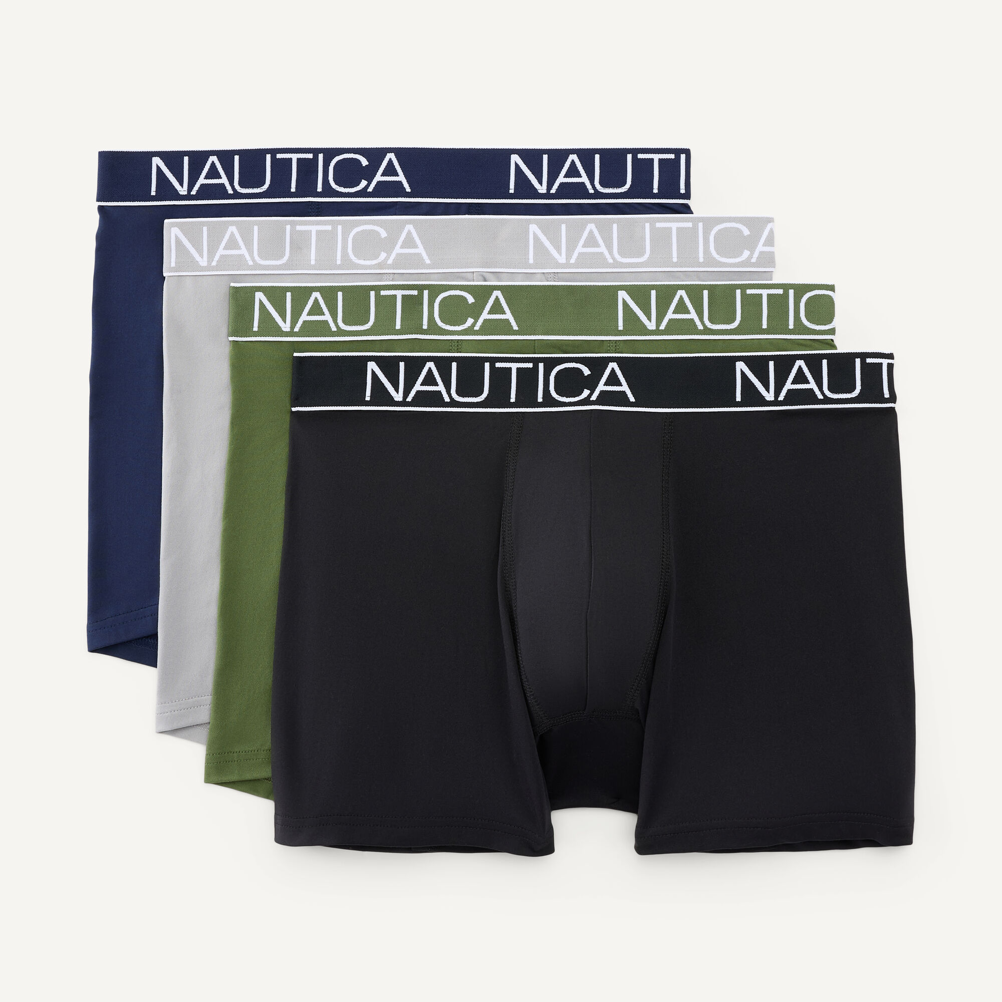 Stretch Boxer Briefs, 4-Pack,Edgewater,large