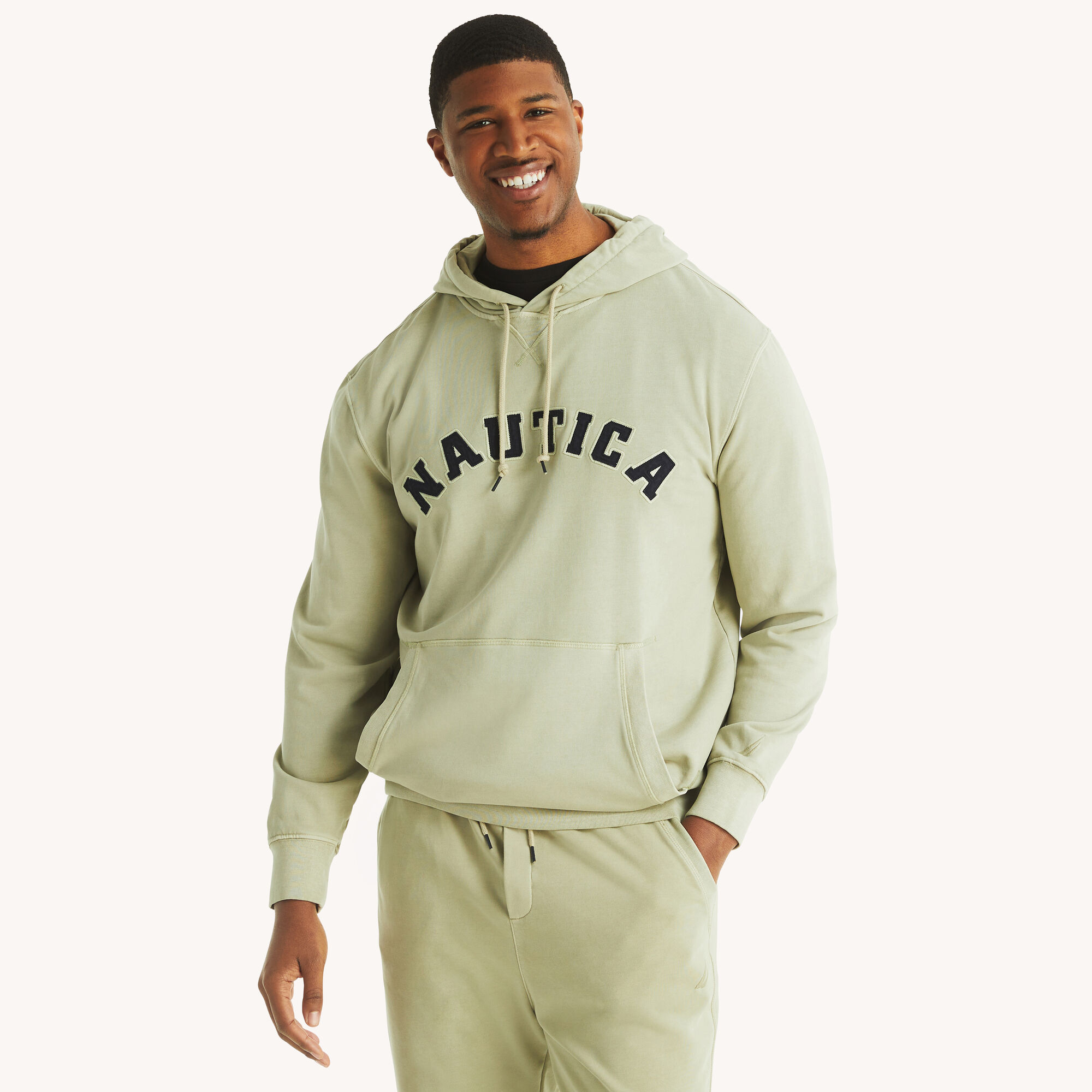 Big & Tall Logo Pullover Hoodie,Antiquity Tan,large