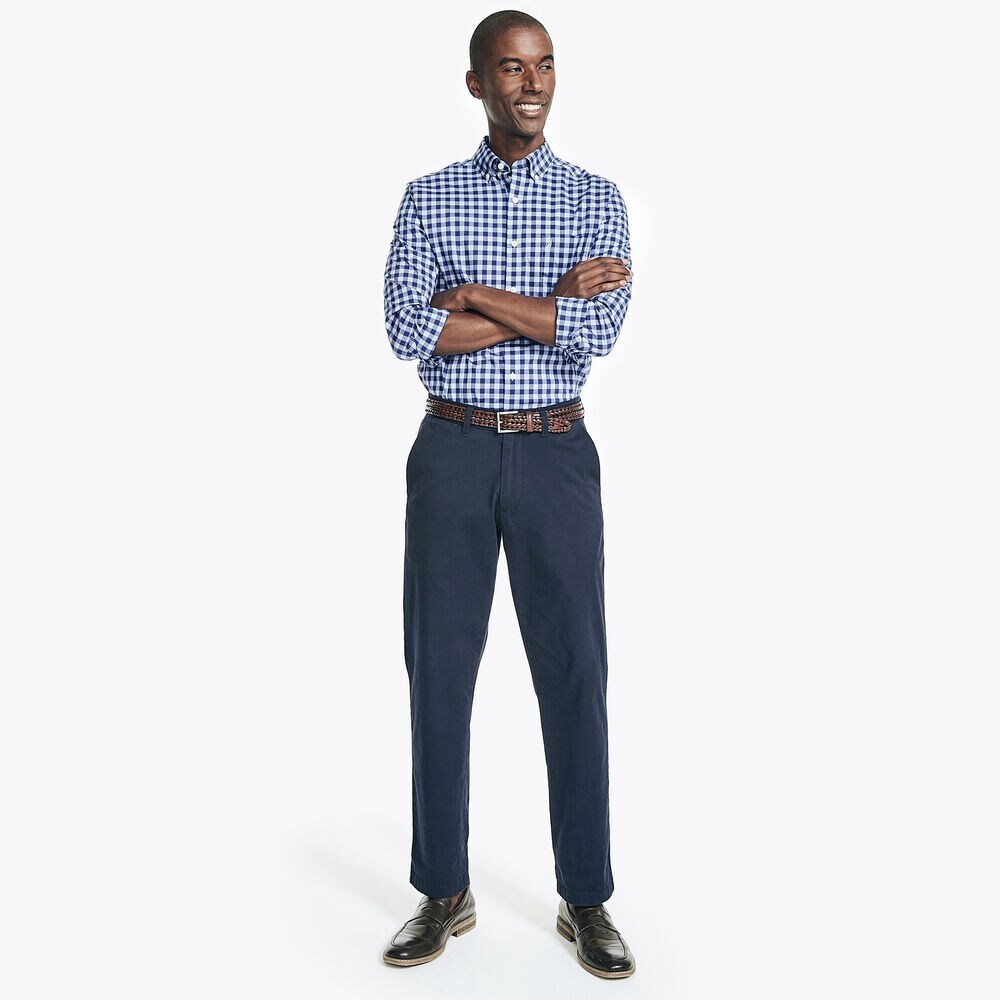 NAVTECH PLAID SHIRT,Varsity Blue Wash,large