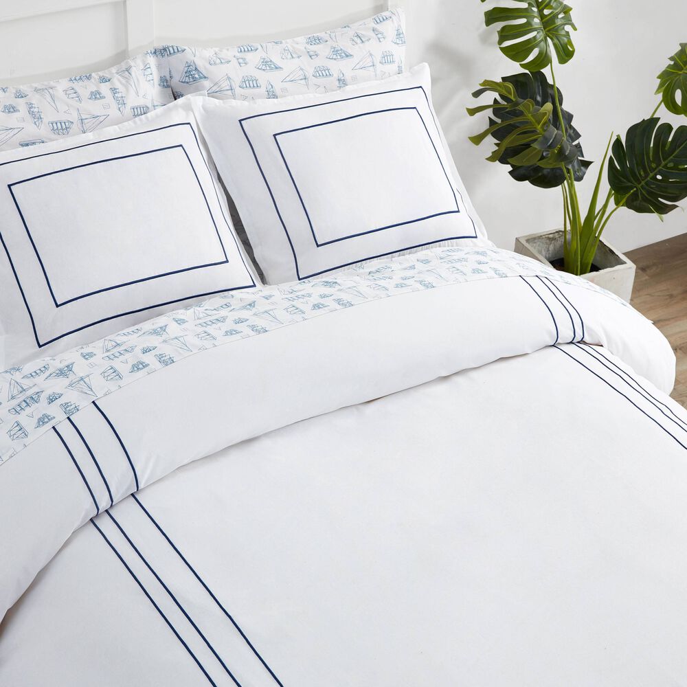 ALDEN SOLID FULL/QUEEN DUVET COVER SET,Snow White,large