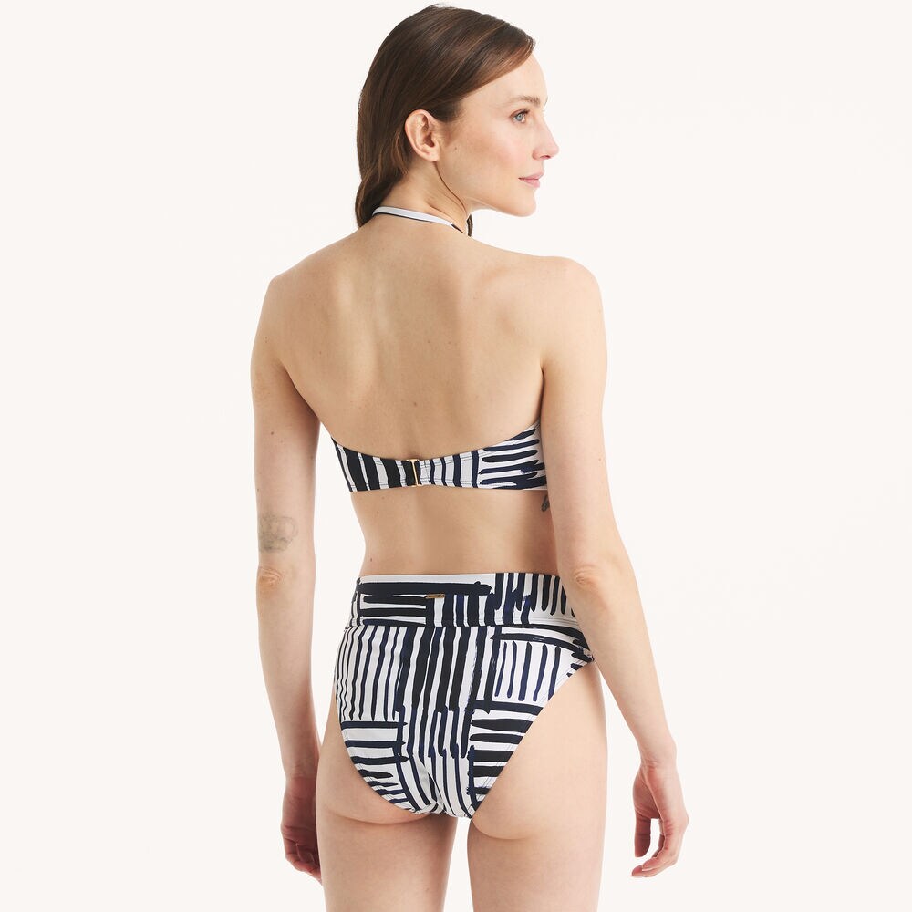 Printed Swim Top,Bright White,large