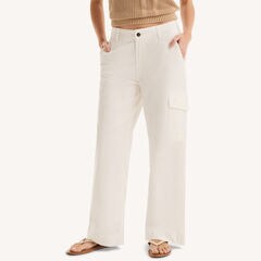 Relaxed Cargo Pant,Bright White,large