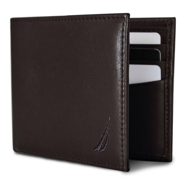 Logo Leather Bifold Wallet
