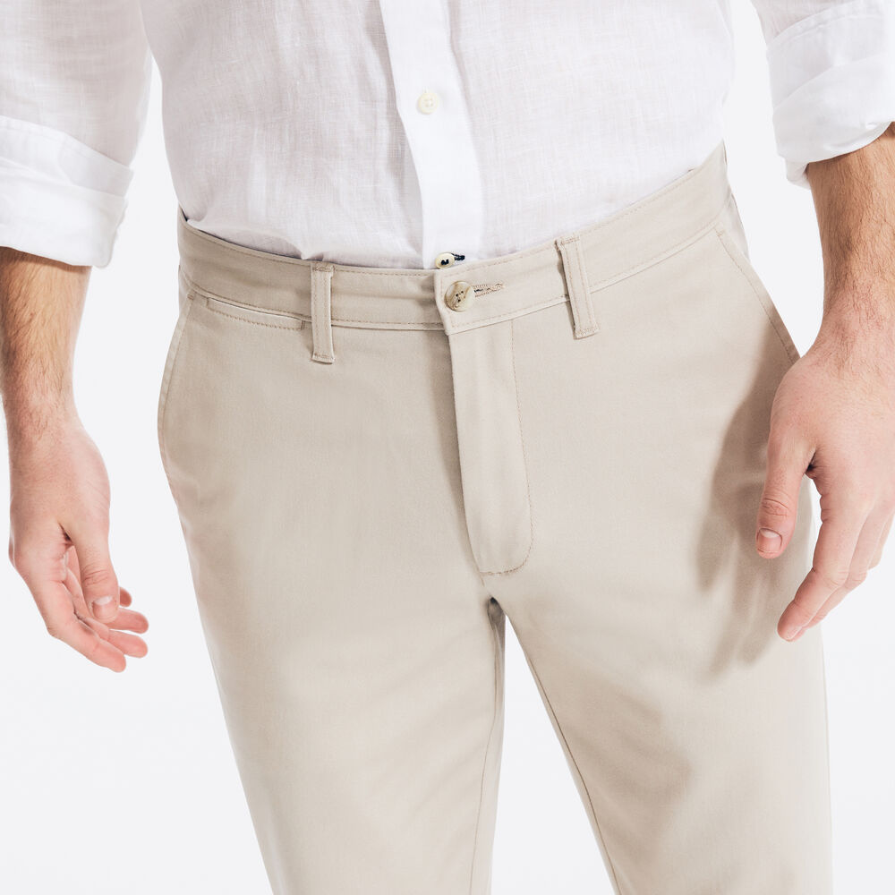 Wrinkle-Resistant Classic Fit Deck Pant,True Stone,large