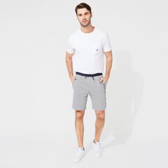 8.5" LOGO FLEECE SHORT,Stone Grey Heather,large