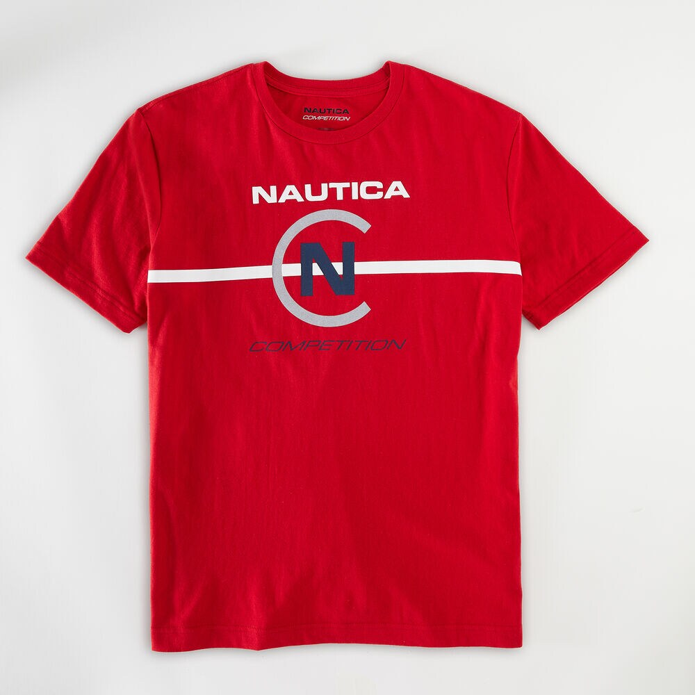 NAUTICA COMPETITION GRAPHIC T-SHIRT,Nautica Red,large