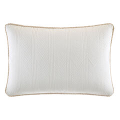 SAYBROOK DECORATIVE PILLOW,White Cap,large