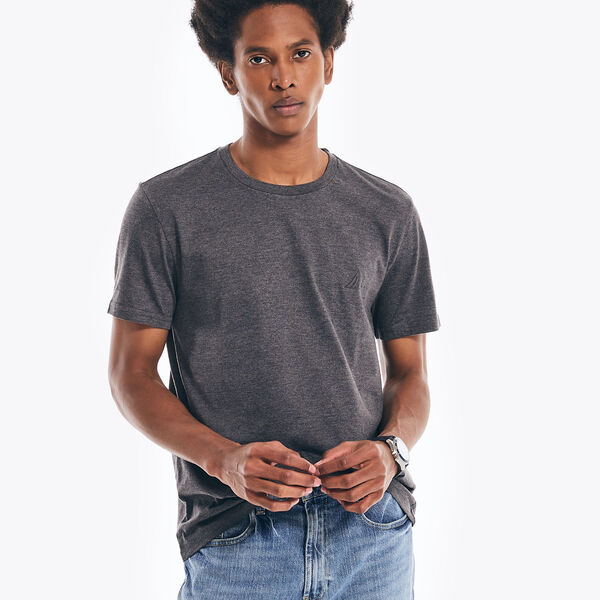 Heather Crewneck Deck T-Shirt