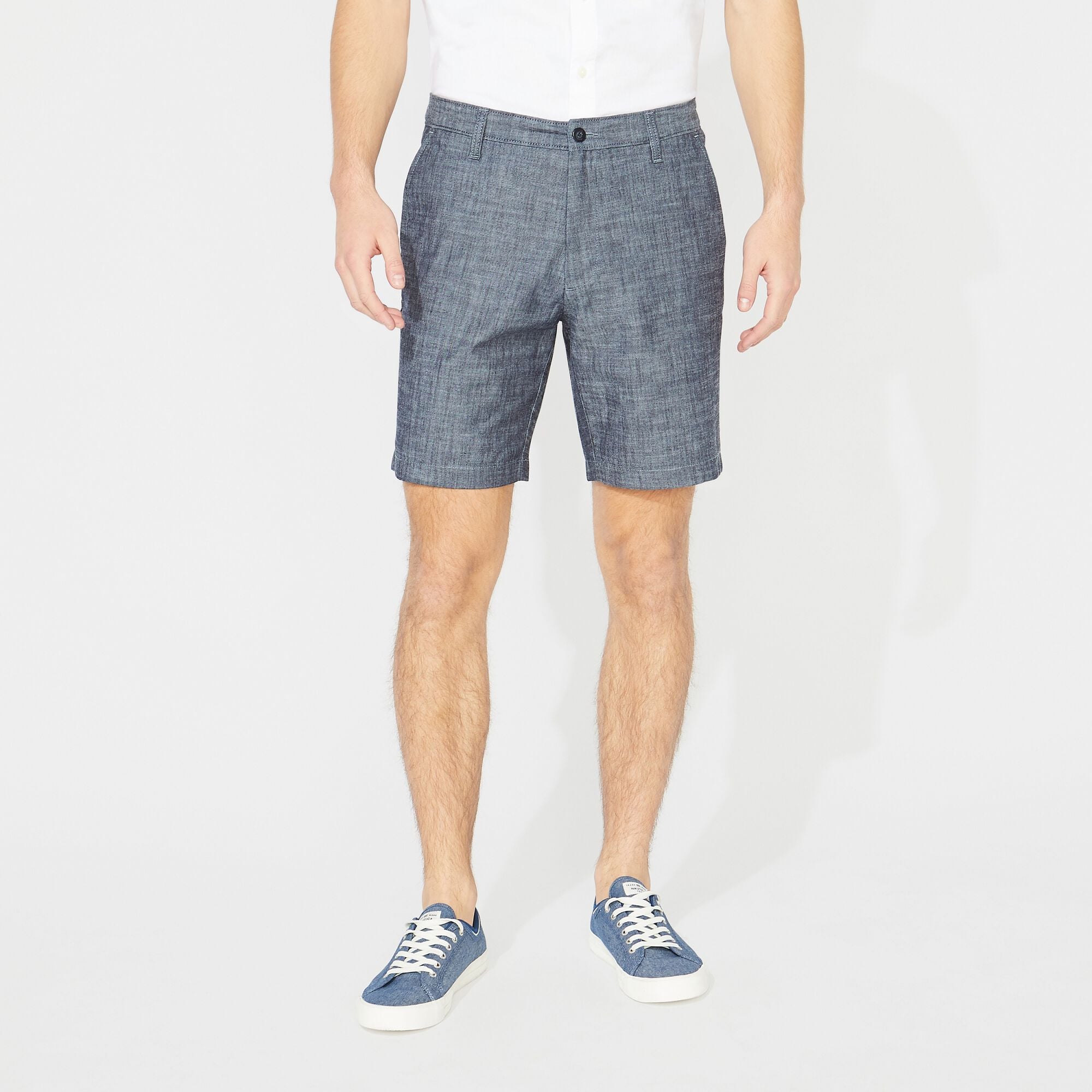 Big & Tall 8.5" Chambray Deck Short,Sinker Blue Denim Wash,large