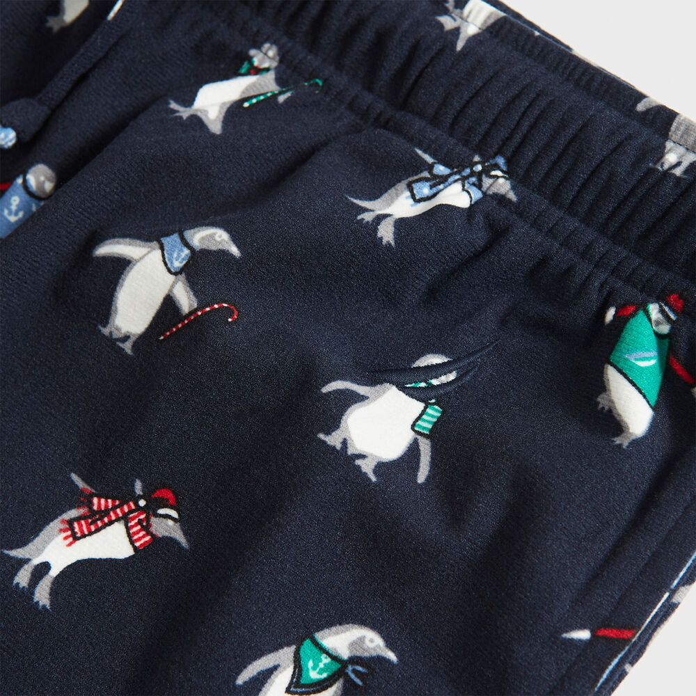 PENGUIN PRINT SLEEP PANT,Navy,large