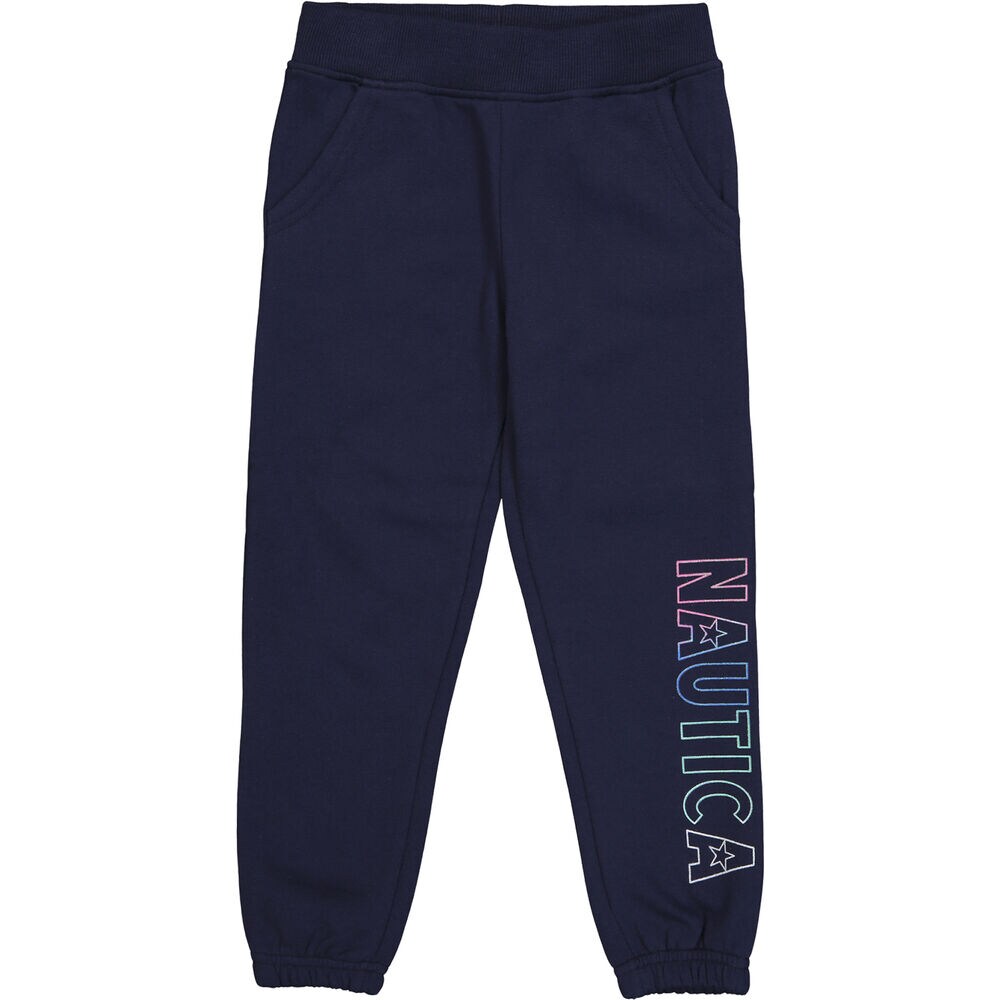 GIRLS' OMBRE LOGO JOGGER (8-16),Navy,large