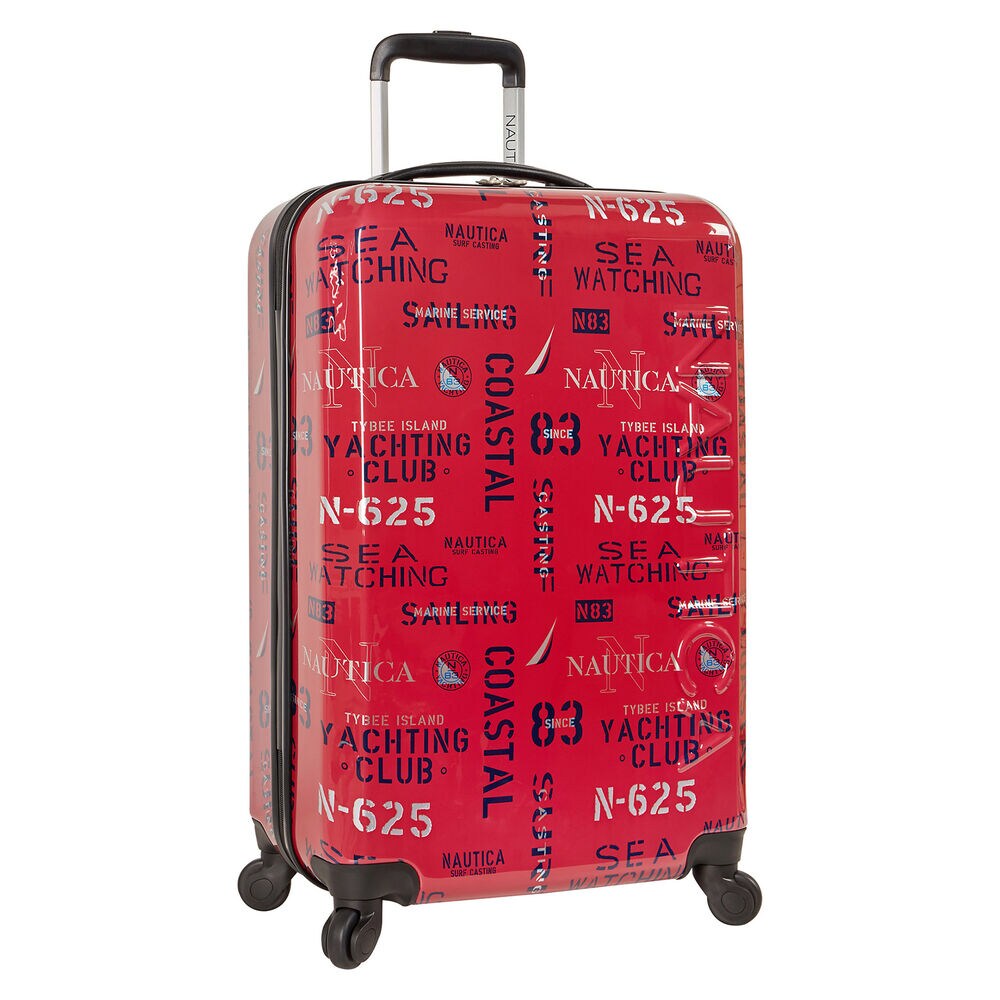 Windline 24" Hardside Spinner Luggage,Nautica Red,large