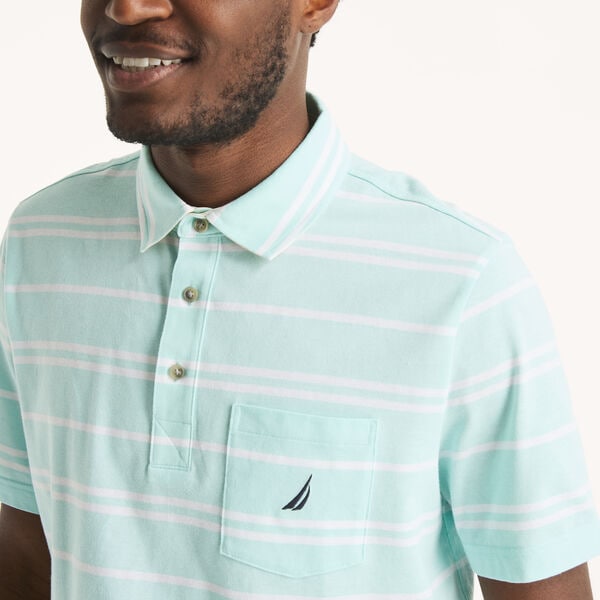 Classic Fit Striped Polo