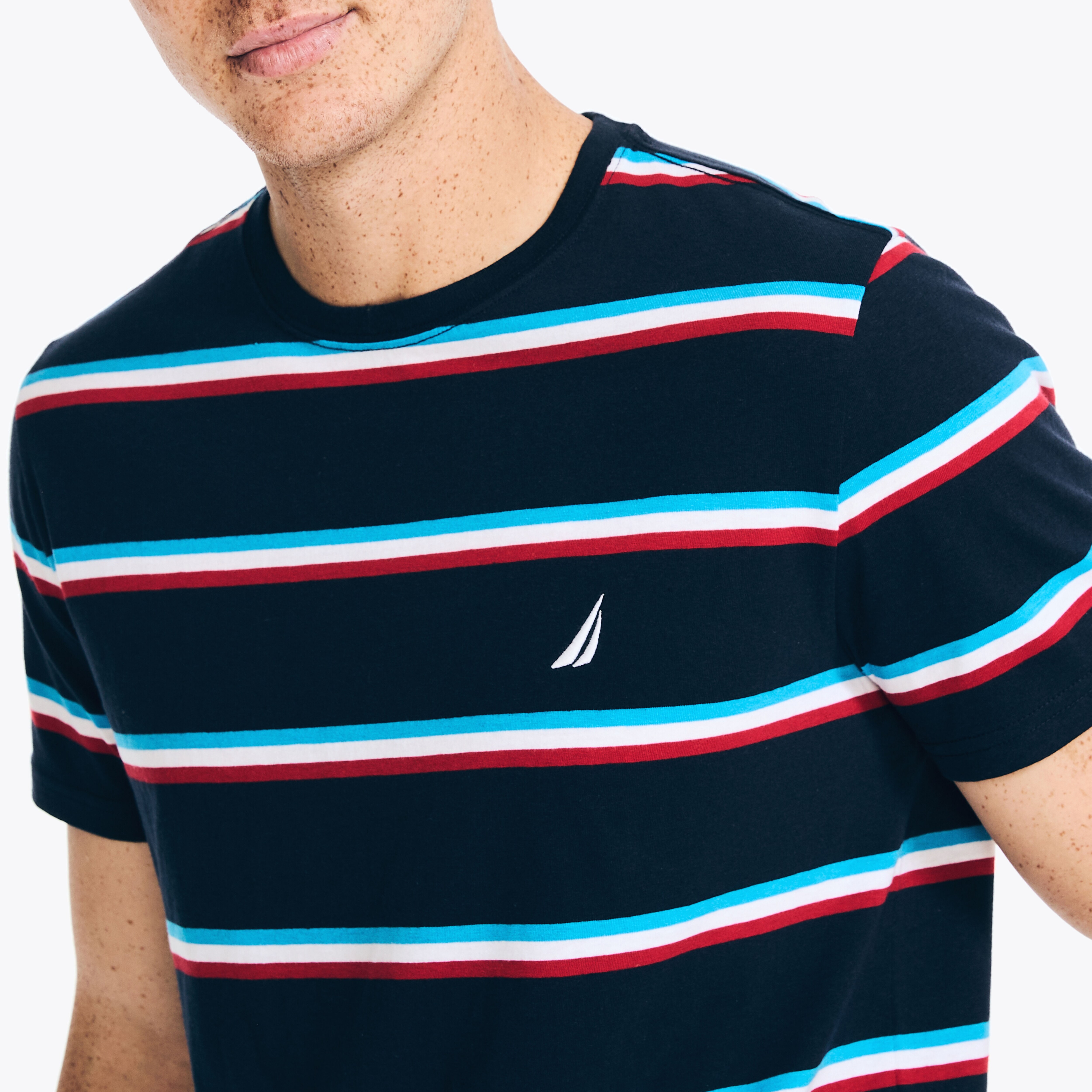 【PORTERNA】Shiman Stripe T-shirt Striped T-Shirt | Nautica