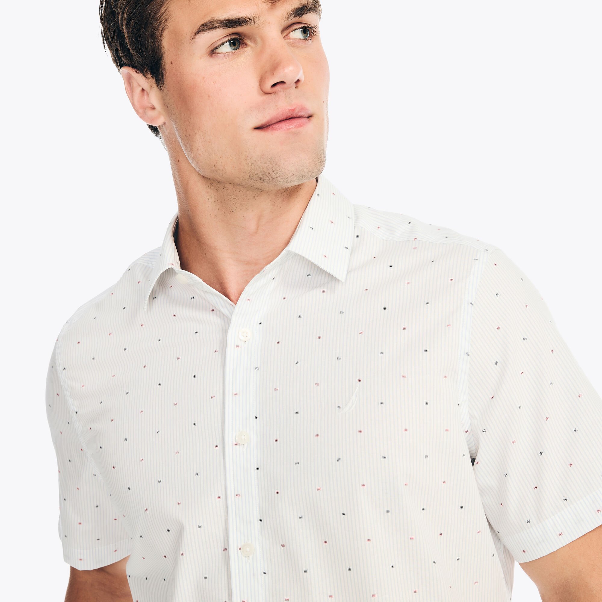 Wrinkle-Resistant Wear To Work Short-Sleeve Shirt (00194034006876 Clearance Men's Shirts) photo