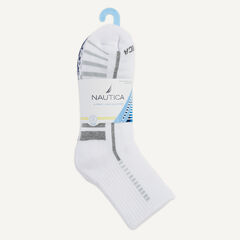 High Quarter Socks, 6-pack,Dove,large