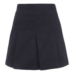 GIRLS' PLEATED SCOOTER SKIRT (PLUS SIZES),Crystal Bay Blue,large